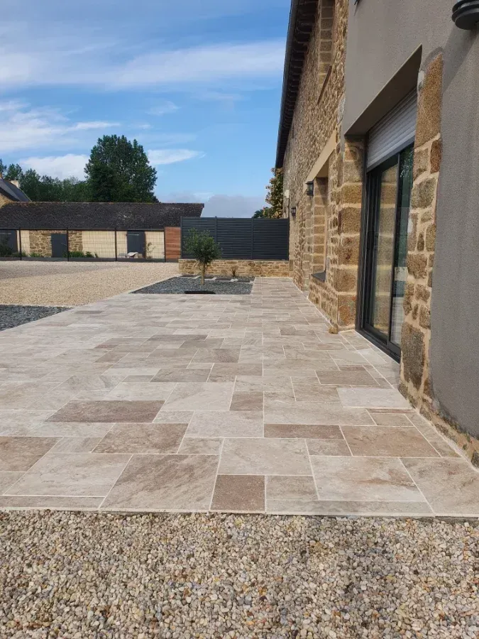 terrasse pierre